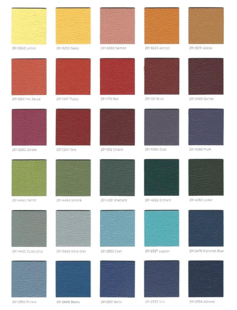 Ultraleather color chart page 3